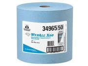 Kimberly Clark Professional 412 34965 Wypall X60 Teri Wipers Jumbo Roll Blue 1100