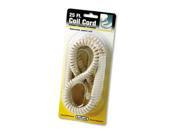 Softalk 42265 Coiled Phone Cord 25ft Ivory