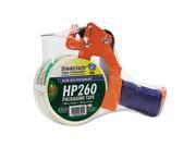 Bladesafe Antimicrobial Tape Gun w Tape 3 Core Metal Plastic Orange
