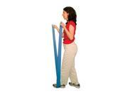 Cando 10 5604 No Latex Exercise Band 4ft Ready to Use Blue Heavy