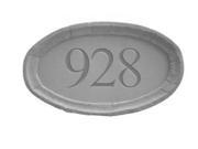 Kay Berry 33110 Address Plaque from Stone Oval