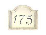 Kay Berry 33240 Small Crescent Top Address Plaque