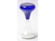 G.W. Schleidt STBB15C B 15 Minute Blue and Clear Glass Beaker Timer 5.5 in.