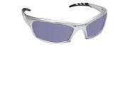 GTR Safety Glases with Silver Frames and Ice Blue Mirror Lens in Polybag