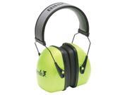 Howard Leight 1013941 Hi Visibility Earmuffs Reflective Headband 30NRR Green Black