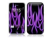 DecalGirl AIP3-NFLAMES-PRP iPhone 3G Skin - Purple Neon Flames