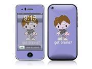 DecalGirl AIP3-GOTBRAINS iPhone 3G Skin - Got Brains