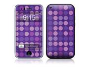 DecalGirl AIP3DOTSBIGPRP iPhone 3G Skin Big Dots Purple