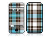 DecalGirl AIP3-PLAID-TUR iPhone 3G Skin - Turquoise Plaid