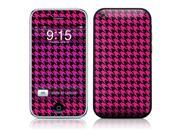 DecalGirl AIP3-HTOOTH-PNK iPhone 3G Skin - Pink Houndstooth
