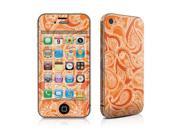 DecalGirl AIP4-PAISORN iPhone 4 Skin - Paisley In Orange