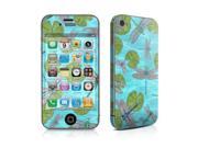 DecalGirl AIP4-DRGNPOND iPhone 4 Skin - Dragonflies Over Pond