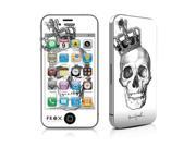 DecalGirl AIP4-SKING iPhone 4 Skin - Skull King