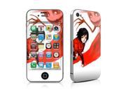 DecalGirl AIP4-REDSHDO iPhone 4 Skin - Red Shadow