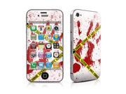 DecalGirl AIP4-CRIME-REV iPhone 4 Skin - Crime Scene Revisited