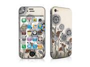DecalGirl AIP4-FFLOWER iPhone 4 Skin - Four Flowers