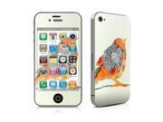 DecalGirl AIP4-OBIRD iPhone 4 Skin - Orange Bird
