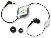 Emerge Technologies Inc Retractable In Ear Style Earbud For Hands Free Mobile Ph