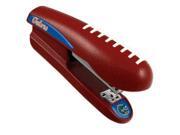 This durable office stapler accepts standard staples and features sport specific styling and a domed team logo