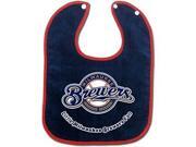 Get your future Hall of Famers into the game with these two-toned color baby bibs