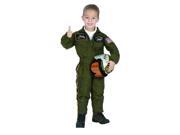Junior Armed Forces Pilot Child Costume Theme: Careers & Occupations Gender: Male Costume Link: Occupations Size: Medium Age: Kids Occasion: Halloween Color: Brown Material: 100% Polyester/Exclusive of Decoration