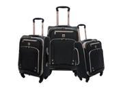 Luggage America AF-8900-3-BK American Airline Skyhawk 3 pc 