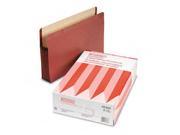 Tops Pendaflex 45303 Watershed 7 Expansion File Pocket Straight Cut Legal Red 5 Box
