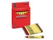 Crayola. 5200023038 Staonal Marking Crayons Red 8 Box