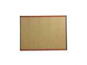 Prestige Bulletin Board Brown Graphite Blend Surface 48 X 36 Cherry Frame