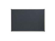 Euro Style Bulletin Board High Density Foam 72 X 48 Black aluminum Frame