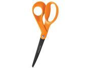 Fiskars 8in. Orange Bent Nonstick Scissors 99977097J