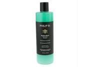 A high performance nurturing cleanser Moisturizes tones & condition hair scalp & skin in one-step Contains pure blend of spruce fir white pine oat extracts amino acids & aloe Provides cooling reviving & refreshing effects Invigorates your body & soul with aromatic scent of fresh green forest Suitable for all hair & skin typesProduct Line: Philip B - Hair CareProduct Size: 350ml/11