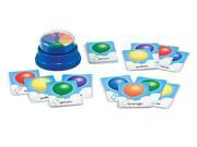 Press and Spin games fit in little boxes - but they're big fun on game night! Bye-Bye Balloon features a six-color spinner and a deck of adorable balloon cards to discard or collect