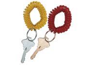 Custom Accessories Wrist Coil Key Ring  37758 -Pack of 2