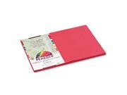 Pacon 103040 Tru Ray Construction Paper 76 lbs. 12 x 18 Scarlet 50 Sheets Pack