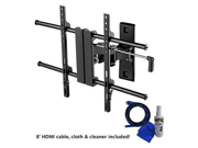 Ready Set Mount A2660BPK Mounting Arm for Flat Panel Display 26 to 60 Screen Support 132 lb Load Capacity Steel Gloss Black