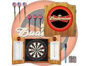 WMU Budweiser Dart Cabinet Includes Darts and Board