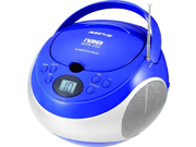 NAXA NPB 252BLUE Portable MP3 CD Player with AM FM Stereo Radio Blue