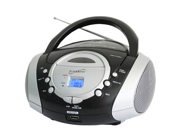 SUPERSONIC SC 508 Portable Audio System MP3 CD Player with USB AUX Inputs AM FM Radio