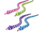 Bulk Buys 61 in. 4 Asst. Polka Dot Snakes Blue Grn Case Of 24
