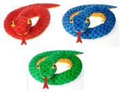 Bulk Buys 62 in. 3 Asst. Color Snakes Green Red Case of 24