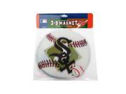 Bulk Buys Chicago White Sox 3D Baseball Magnet Case of 72