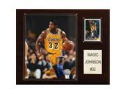 C I Collectables 1215MAGIC NBA Magic Johnson Los Angeles Lakers Player Plaque