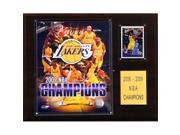 C I Collectables 1215NBA09 NBA Lakers 2008 09 NBA Champions Plaque