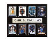 C I Collectables 1215CPAUL8C NBA Chris Paul New Orleans Hornets 8 Card Plaque