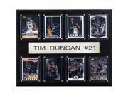 C I Collectables 1215DUNCAN8C NBA Tim Duncan San Antonio Spurs 8 Card Plaque
