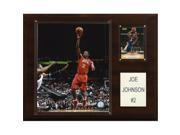 C I Collectables 1215JJOHNBK NBA Joe Johnson Atlanta Hawks Player Plaque