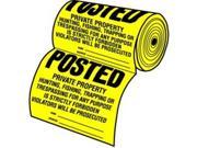 Hy ko Products 100 piece Tyvek Sign Roll Yellow TSR 100