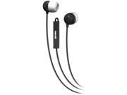 Maxell 190300 Iemicblk Stereo In Ear Earbuds With Microphone Remote Black