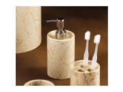 EVCO International 32119 Champagne Marble Inverary Liquid Soap Dispenser